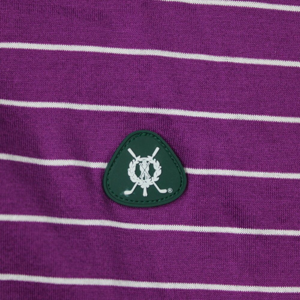 Brooks Brothers Polo Shirt Men 2XL XXL Purple St.Andrews Links Golf Short Sleeve - Picture 7 of 14
